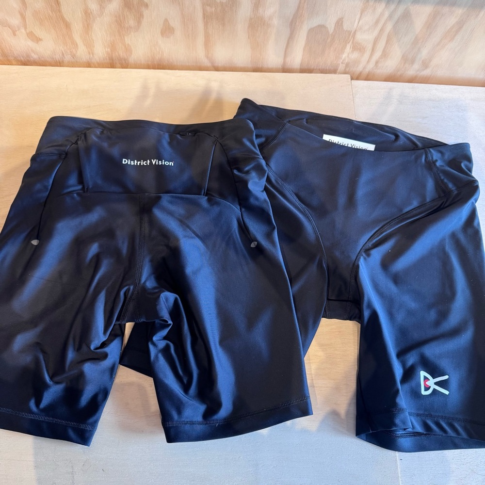 District Black Women's Bike Shorts